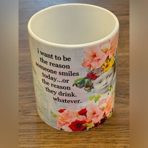 Erin Smith Art Coffee Mug Smiles 11oz White Ceramic